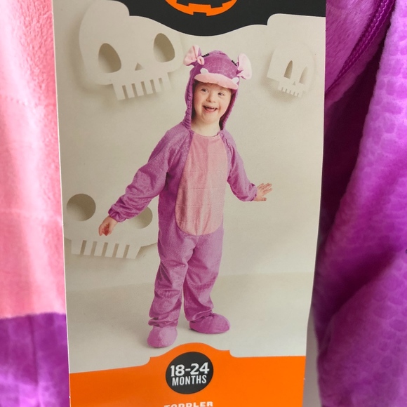 NYT HYDE & EEK Toddler Hippo Costume Size 18-24 Months - Picture 1 of 8